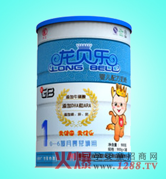 龍貝樂普裝嬰兒奶粉1段