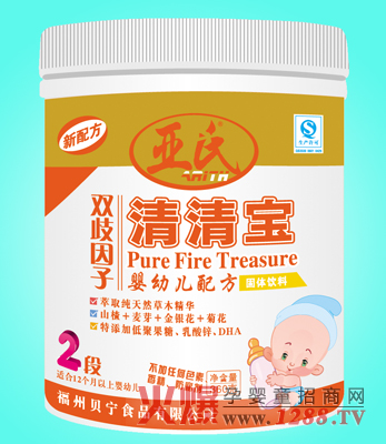 亞氏營(yíng)養(yǎng)100雙歧因子清清寶