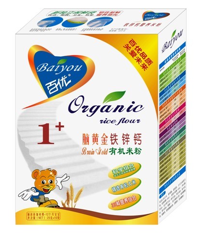 腦黃金鐵鋅鈣有機米粉