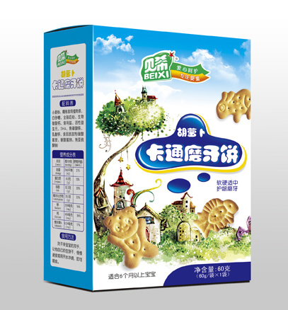 貝希卡通磨牙餅