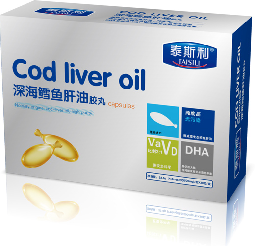 泰斯利深海鱈魚肝油膠丸