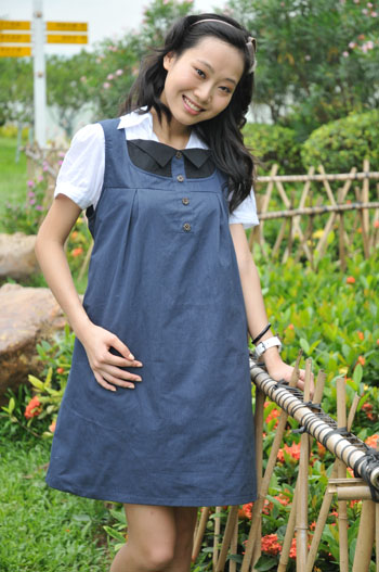 優(yōu)屏藍色醫(yī)用防輻射裙休閑型