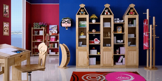 月亮船尖頂書柜