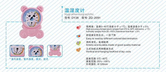 中親溫濕度計(jì)DY28
