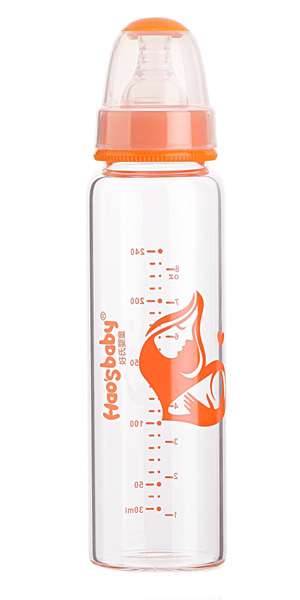 好氏嬰童標(biāo)口晶鉆玻璃奶瓶240ML
