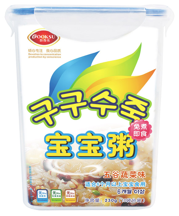 谷谷蘇五谷蔬菜味寶寶粥