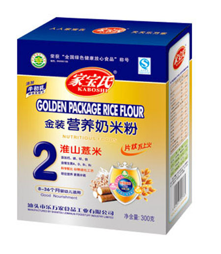 家寶氏淮山薏米金裝營(yíng)養(yǎng)奶米粉2段