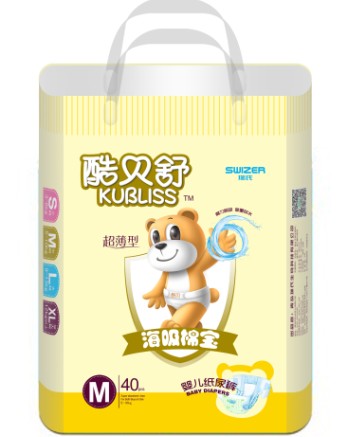 酷貝舒海吸棉寶紙尿褲M碼40片
