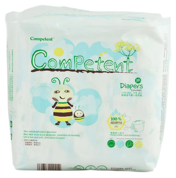 潘彼得超薄透氣系列紙尿褲中包裝M碼