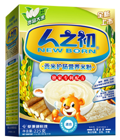人之初嬰幼貢米護腸營養(yǎng)米粉盒裝