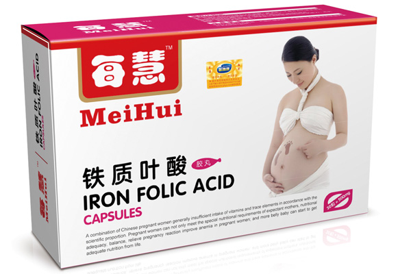 每慧鐵質(zhì)葉酸膠丸白色