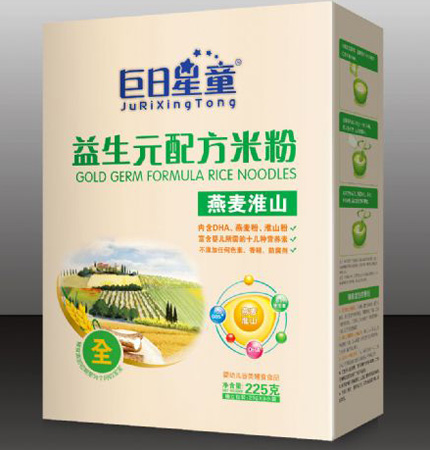 巨日星童盒裝益生元配方米粉