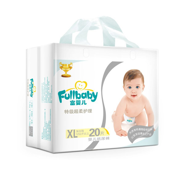 富嬰兒銀裝系列紙尿褲XL-20