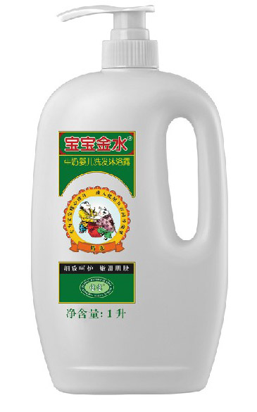 寶寶金水牛奶嬰兒洗發(fā)沐浴露