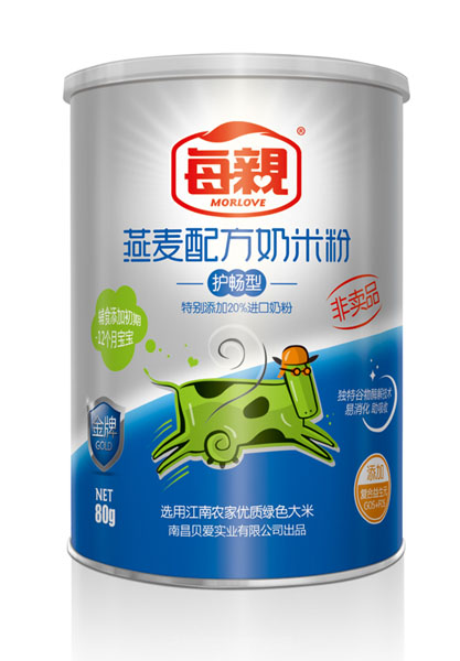 每親護暢型燕麥配方奶米粉小聽