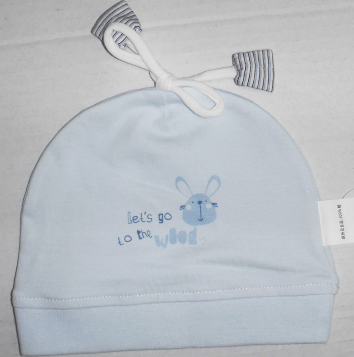 娃愛的蓓蓓藍(lán)色寶寶帽