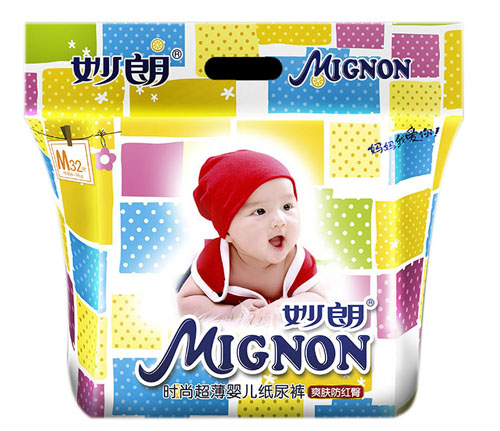 妙朗時(shí)尚超薄嬰兒紙尿褲M32片