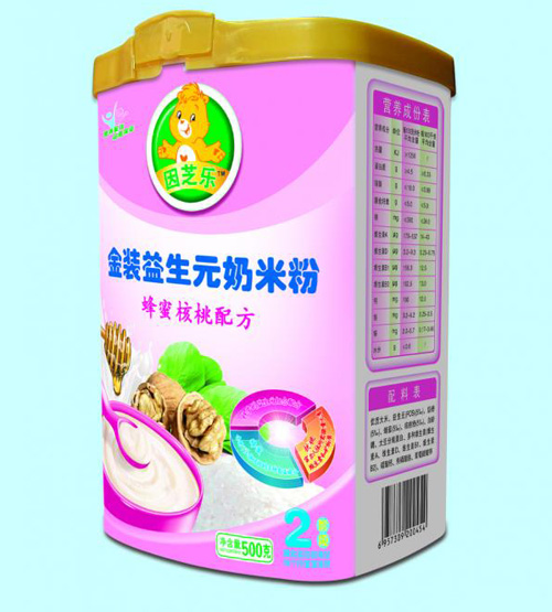 因芝樂金裝益生元蜂蜜核桃配方奶米粉