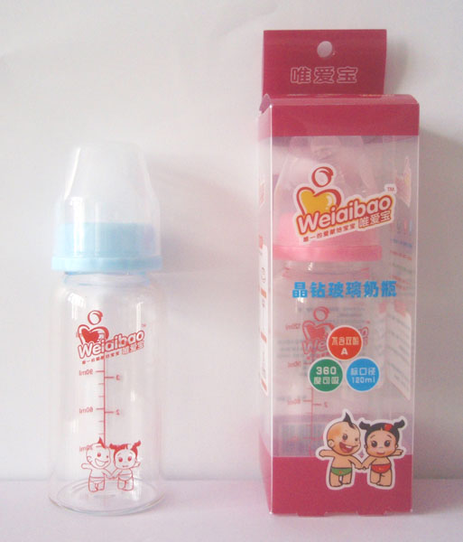 唯愛(ài)寶標(biāo)口120ml玻璃奶瓶