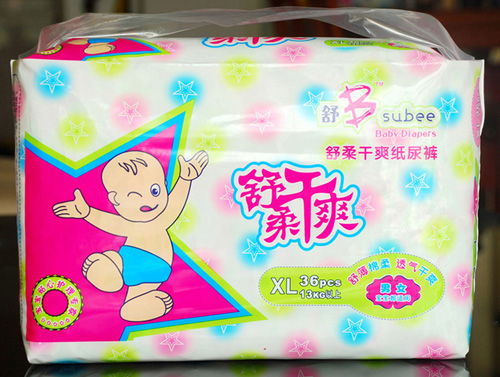 舒B舒柔干爽透氣紙尿褲XL36