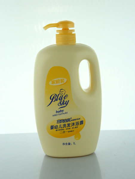 藍(lán)天寶貝1L二合一洗發(fā)沐浴露