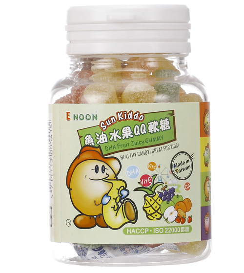 sunkiddo魚(yú)油水果QQ軟糖