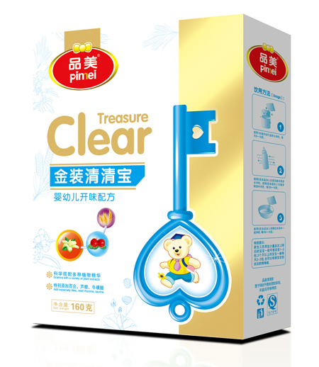 品美金裝嬰幼兒開(kāi)味配方清清寶