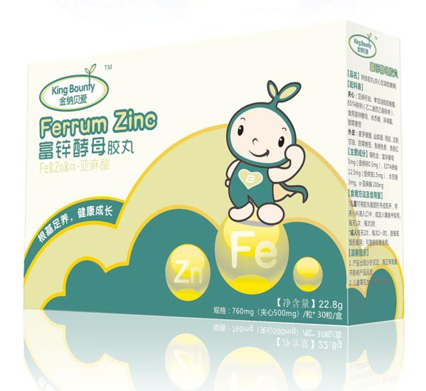 金納貝愛(ài)富鋅酵母膠丸