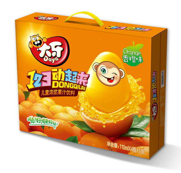 大牙橙味果汁飲料