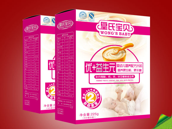 皇氏寶貝盒裝優(yōu)+益生元營(yíng)養(yǎng)米粉2段