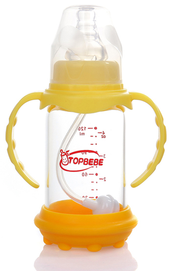 淘寶樂(lè)標(biāo)口玻璃奶瓶120ml