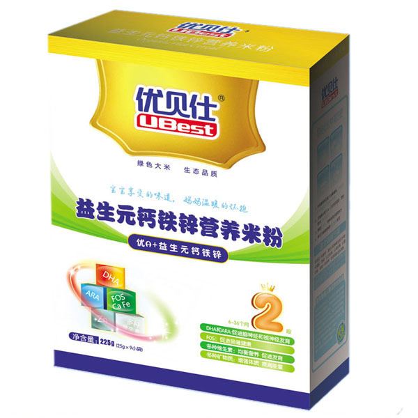 優(yōu)貝仕益生元鈣鐵鋅營養(yǎng)米粉