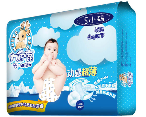 九色鹿動(dòng)感超薄紙尿片S40