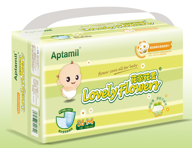 Aptamil嬰幼兒菊花紙尿片36片M碼