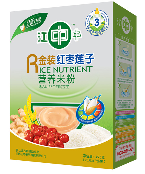 江中紅棗蓮子營(yíng)養(yǎng)米粉