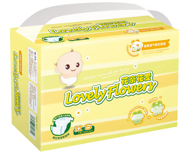 Aptamil花親花愛(ài)超級(jí)透氣菊花紙尿褲S32