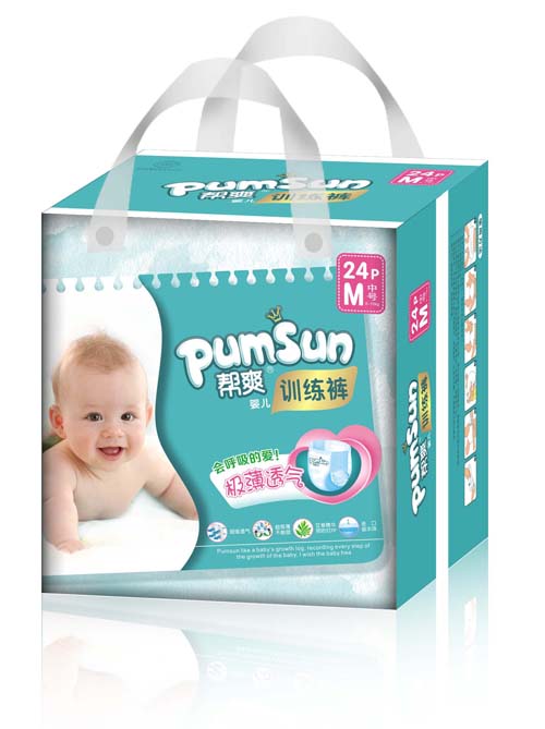幫爽極薄透氣嬰兒訓(xùn)練褲M(mǎn)碼