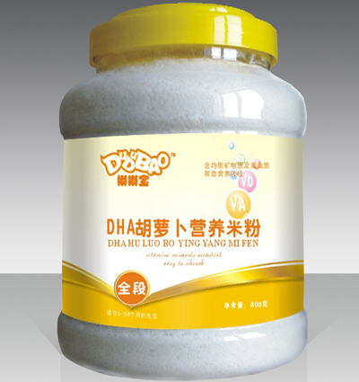 嘟嘟寶DHA胡蘿卜營(yíng)養(yǎng)米粉