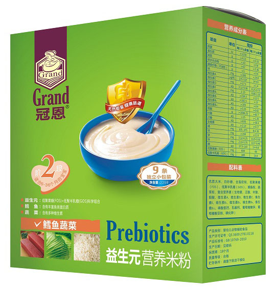 冠恩鱈魚蔬菜益生元養(yǎng)米粉