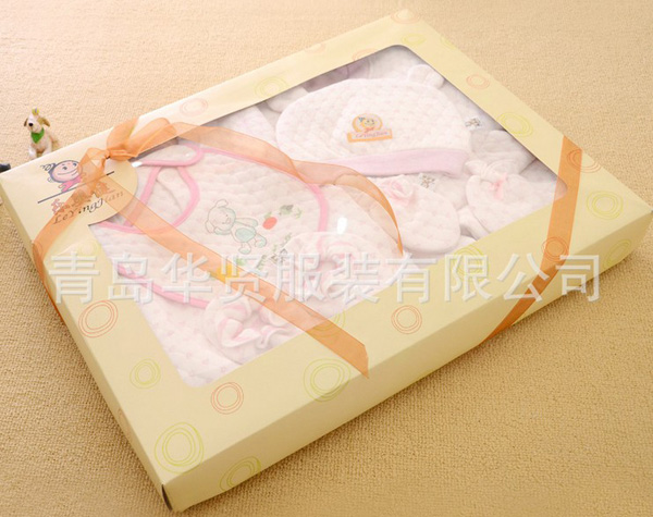 樂(lè)嬰健色織純棉保暖大禮盒