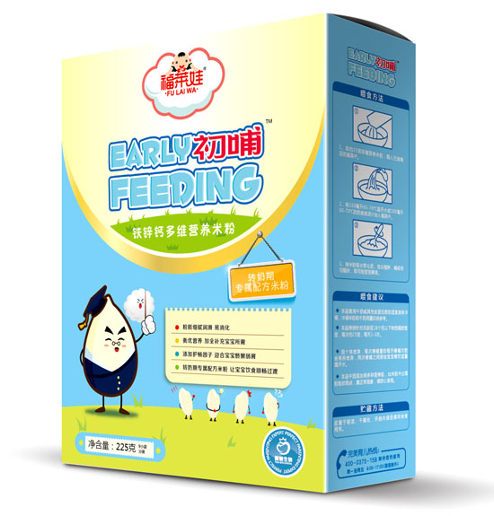 福萊娃初哺鐵鋅鈣多維營(yíng)養(yǎng)米粉盒裝