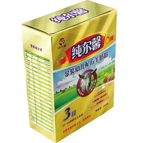 純爾馨金裝幼兒配方羊奶粉3段盒裝