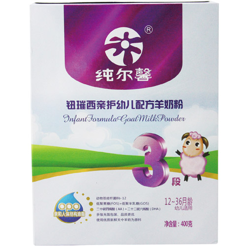 純爾馨鈕璀西親護幼兒配方羊奶粉3段盒裝