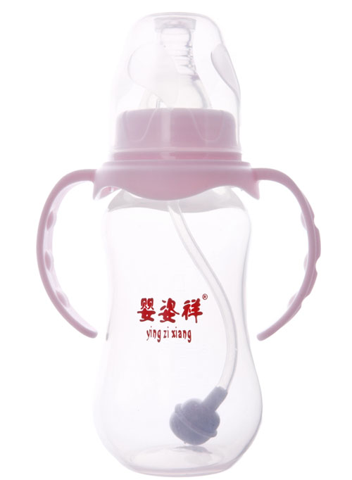 嬰姿祥標(biāo)口雙耳自動圓弧奶瓶180ML