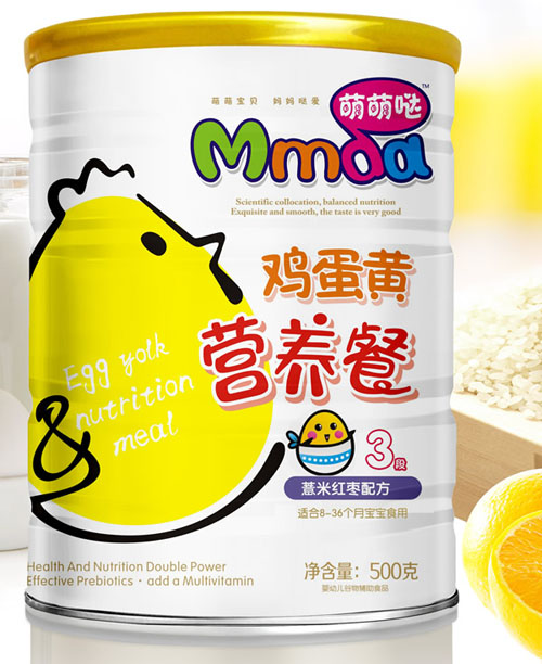 萌萌噠500克鐵聽(tīng)薏米紅棗雞蛋黃營(yíng)養(yǎng)餐