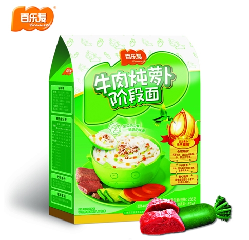 百樂(lè)麥牛肉燉蘿卜階段面