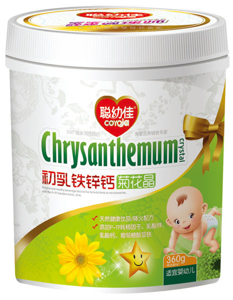 聰幼佳初乳鐵鋅鈣菊花晶