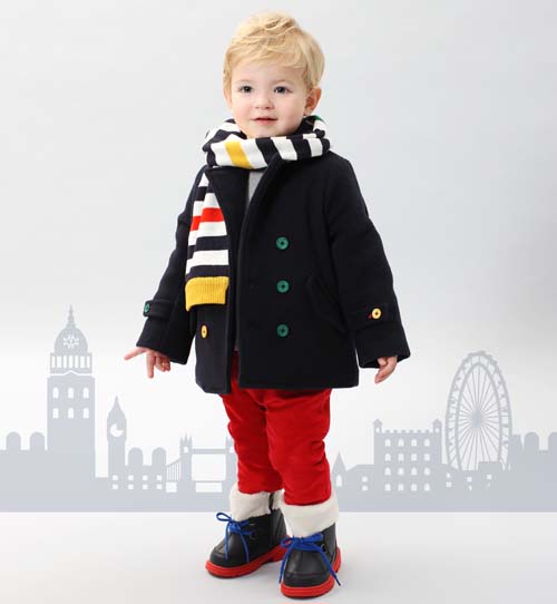 阿卡邦紳士風度男童外套