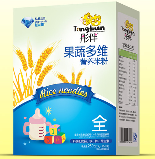 彤伴果蔬多維營養(yǎng)米粉盒裝全段