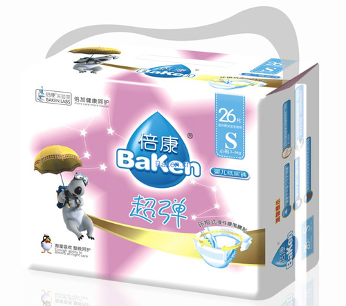 倍康超彈嬰兒紙尿褲S碼